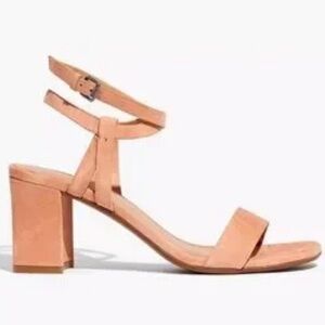Madewell “Loli” Suede Ankle Wrap Sandal, Size 8.5